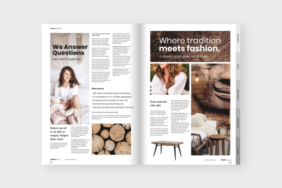 Magazine Design Sample - 5