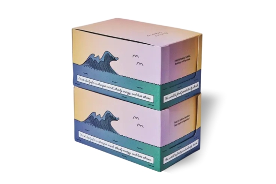 Creative custom packaging box design with premium printed carton packaging for retail and gift products by Ambeyson.