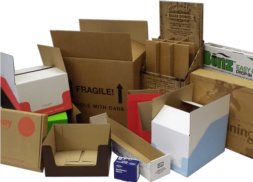 Custom corrugated and carton packaging box design and printing service by Ambeyson for shipping, retail, and product packaging